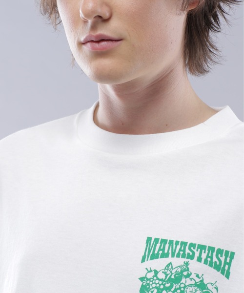 MANASTASH（マナスタッシュ）の「MANASTASH/マナスタッシュ  CiTee L/S SUPERMARKET（Tシャツ/カットソー・メンズ・ホワイト/ブラック/ピンク・M/XL/L）」の12枚目の写真