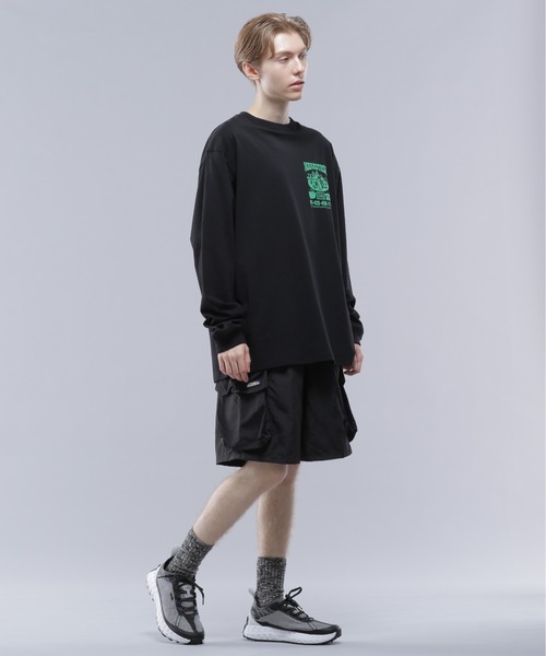 MANASTASH（マナスタッシュ）の「MANASTASH/マナスタッシュ  CiTee L/S SUPERMARKET（Tシャツ/カットソー・メンズ・ホワイト/ブラック/ピンク・M/XL/L）」の17枚目の写真