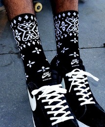 COOKMAN | Cookman クックマン ソックス Crew Socks Bandanna Cross バンダナ ソックス(ソックス/靴下)