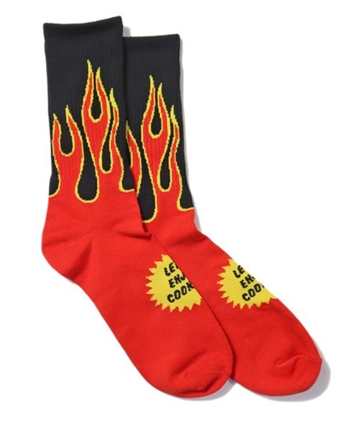 COOKMAN(クックマン)の「Cookman クックマン ソックス Crew Socks Bandanna Cross バンダナ ソックス(ソックス/靴下・メンズ・ホワイト/ブラック/ネイビー/ブラック×レッド/グレー/ダークグリーン・FREE)」の13枚目の写真