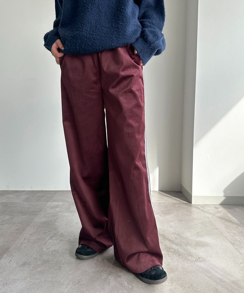 apres jour mignon(アプレジュールミニョン)の「ベロアラインパンツ【ZOZOTOWN限定アイテム】(その他パンツ・レディース・ネイビー/ボルドー/グレー・SMALL/X-LARGE/MEDIUM)」の12枚目の写真