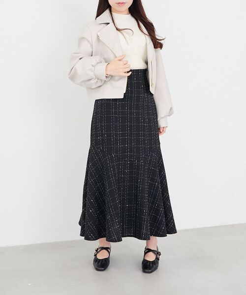 MAJESTIC LEGON（マジェスティックレゴン）の「Ladyショートライダース（ブルゾン・レディース・ブラック/ブルー/アイボリー・MEDIUM/SMALL）」の22枚目の写真