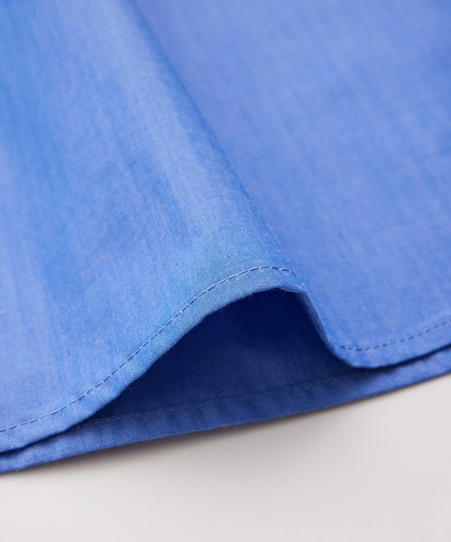 VIS(ビス)の「プリーツスリーブシャツ【洗える】(シャツ/ブラウス・レディース・ブルー系その他6/ブルー/オフホワイト/パープル系その他・FREE)」の17枚目の写真