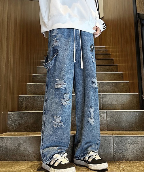MGV(エムジーヴィー)の「ダメージペインターデニム(デニムパンツ・メンズ・グレー/ブルー・X-LARGE/MEDIUM/LARGE)」の15枚目の写真