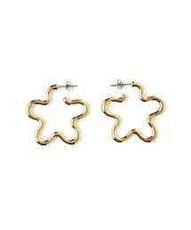 Ray BEAMS | Chalulu / フラワー フープ ピアス(ピアス（両耳用）)
