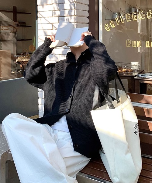 Theater code（シアターコード）の「△high neck cardigan