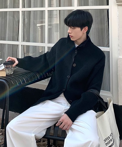 Theater code（シアターコード）の「△high neck cardigan