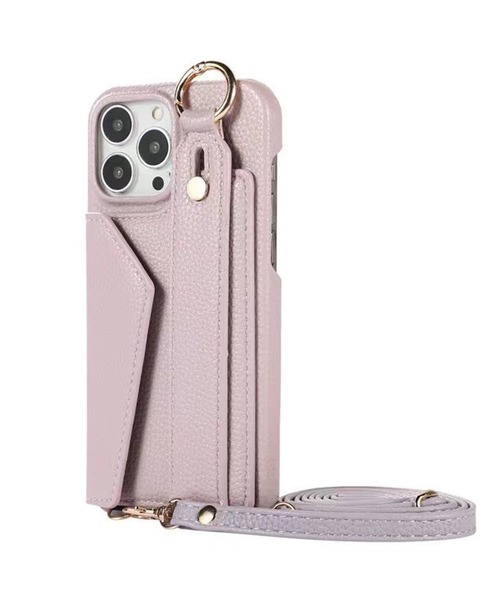 セール】STD 3-12C7 スマホ ケース ショルダー カードケース付