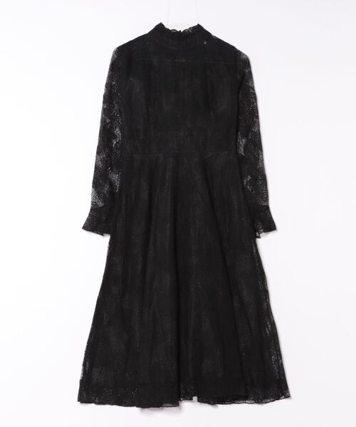H.TOKYO NUIT(エイチトウキョウニュイ)の「オケージョンドレス/総レース ワンピースドレス【結婚式/パーティードレス】(ドレス・レディース・ベージュ/ピンク/ブラック・MEDIUM/LARGE/X-LARGE)」の4枚目の写真