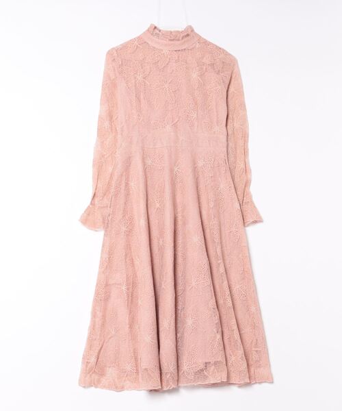 H.TOKYO NUIT(エイチトウキョウニュイ)の「オケージョンドレス/総レース ワンピースドレス【結婚式/パーティードレス】(ドレス・レディース・ベージュ/ピンク/ブラック・MEDIUM/LARGE/X-LARGE)」の6枚目の写真