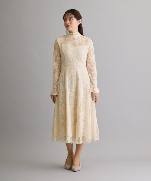 H.TOKYO NUIT(エイチトウキョウニュイ)の「オケージョンドレス/総レース ワンピースドレス【結婚式/パーティードレス】(ドレス・レディース・ベージュ/ピンク/ブラック・MEDIUM/LARGE/X-LARGE)」の20枚目の写真