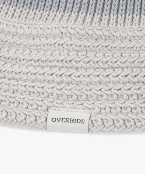 OVERRIDE(オーバーライド)の「OVERRIDE OGC KNIT BUCKET / オーバーライド(ハット・メンズ・ネイビー/イエロー/グレー/ライトブルー・57~59cm)」の9枚目の写真