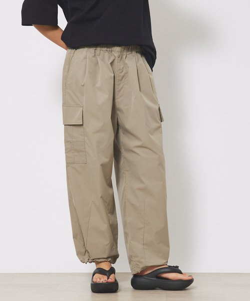 ABAHOUSE（アバハウス）の「2WAYストレッチ撥水バルーンカーゴイージーパンツ（カーゴパンツ・メンズ・カーキ/ライトベージュ/ブラック・M/L/XL）」の14枚目の写真