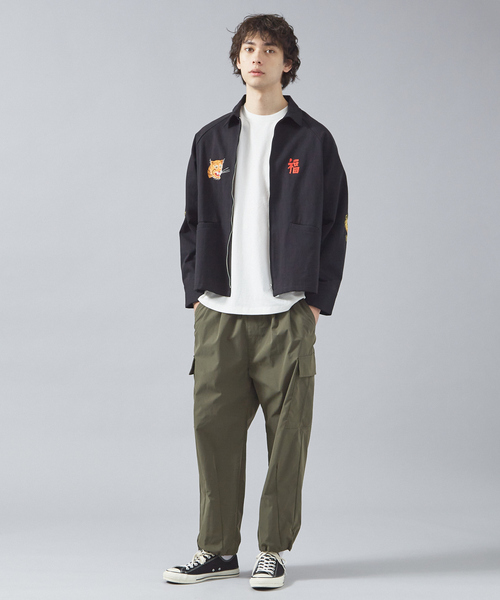 ABAHOUSE（アバハウス）の「2WAYストレッチ撥水バルーンカーゴイージーパンツ（カーゴパンツ・メンズ・カーキ/ライトベージュ/ブラック・M/L/XL）」の15枚目の写真