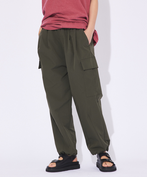 ABAHOUSE（アバハウス）の「2WAYストレッチ撥水バルーンカーゴイージーパンツ（カーゴパンツ・メンズ・カーキ/ライトベージュ/ブラック・M/L/XL）」の17枚目の写真