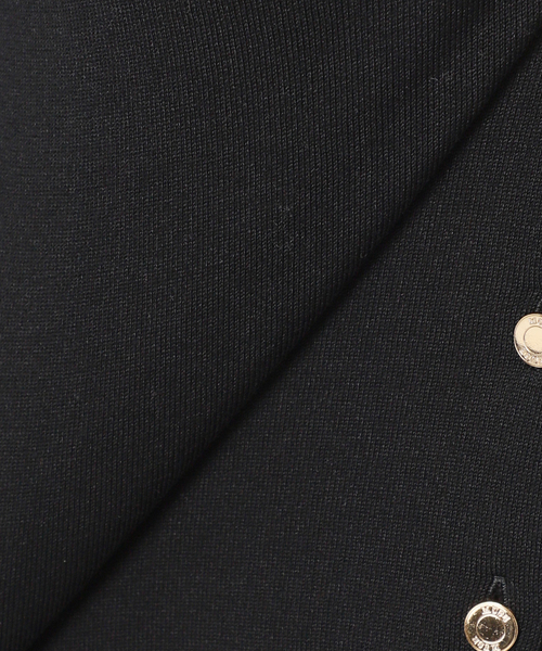 ドゥーズィエムクラス　FF Future クルーネック カーディガン　黒　38 ドゥーズィエムクラス FF Future クルーネック カーディガン 黒 38