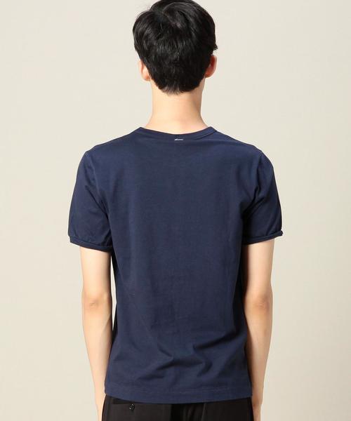 BEAUTY&YOUTH UNITED ARROWS（ビューティーアンドユースユナイテッドアローズ）の「＜MHL.＞ 17 LOGO TEE/Tシャツ◆（Tシャツ/カットソー・メンズ・ホワイト/ワインレッド/ネイビー・MEDIUM/LARGE）」の4枚目の写真