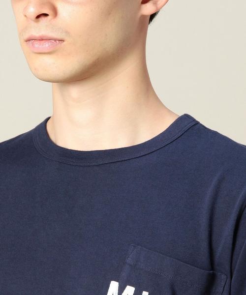 BEAUTY&YOUTH UNITED ARROWS（ビューティーアンドユースユナイテッドアローズ）の「＜MHL.＞ 17 LOGO TEE/Tシャツ◆（Tシャツ/カットソー・メンズ・ホワイト/ワインレッド/ネイビー・MEDIUM/LARGE）」の8枚目の写真