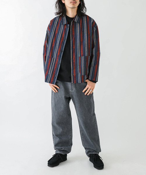 URBAN RESEARCH Sonny Label（アーバンリサーチサニーレーベル）の「デニムワイドストレートパンツ（デニムパンツ・メンズ・ブラック/インディゴブルー・SMALL/MEDIUM/LARGE）」の11枚目の写真