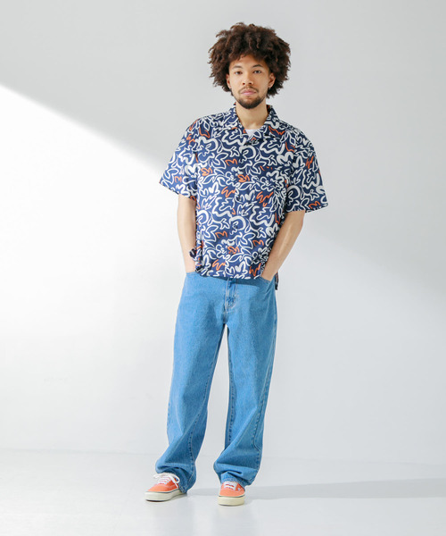 URBAN RESEARCH Sonny Label(アーバンリサーチサニーレーベル)の「デニムワイドストレートパンツ(デニムパンツ・メンズ・ブラック/インディゴブルー・SMALL/MEDIUM/LARGE)」の16枚目の写真