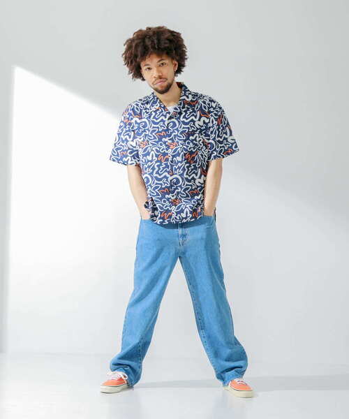 URBAN RESEARCH Sonny Label(アーバンリサーチサニーレーベル)の「デニムワイドストレートパンツ(デニムパンツ・メンズ・ブラック/インディゴブルー・SMALL/MEDIUM/LARGE)」の17枚目の写真