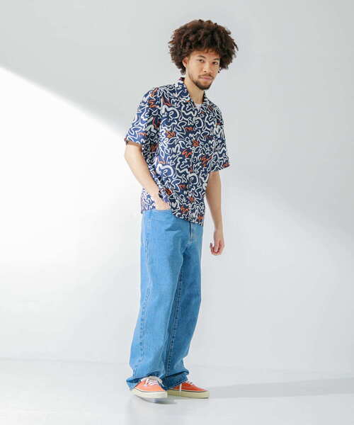 URBAN RESEARCH Sonny Label(アーバンリサーチサニーレーベル)の「デニムワイドストレートパンツ(デニムパンツ・メンズ・ブラック/インディゴブルー・SMALL/MEDIUM/LARGE)」の18枚目の写真