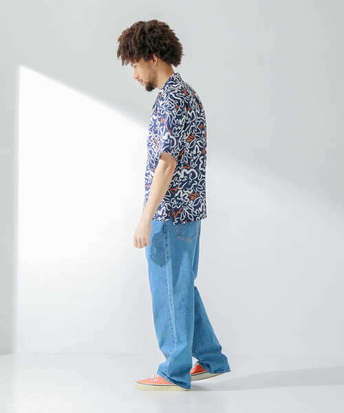 URBAN RESEARCH Sonny Label(アーバンリサーチサニーレーベル)の「デニムワイドストレートパンツ(デニムパンツ・メンズ・ブラック/インディゴブルー・SMALL/MEDIUM/LARGE)」の19枚目の写真