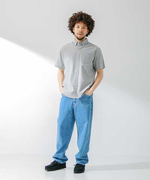 URBAN RESEARCH Sonny Label(アーバンリサーチサニーレーベル)の「デニムワイドストレートパンツ(デニムパンツ・メンズ・ブラック/インディゴブルー・SMALL/MEDIUM/LARGE)」の20枚目の写真