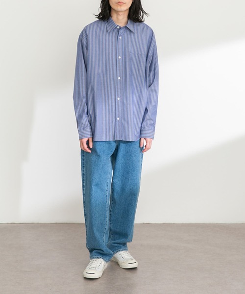 URBAN RESEARCH Sonny Label(アーバンリサーチサニーレーベル)の「デニムワイドストレートパンツ(デニムパンツ・メンズ・ブラック/インディゴブルー・SMALL/MEDIUM/LARGE)」の22枚目の写真