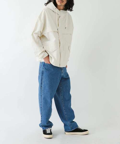 URBAN RESEARCH Sonny Label（アーバンリサーチサニーレーベル）の「デニムワイドストレートパンツ（デニムパンツ・メンズ・ブラック/インディゴブルー・SMALL/MEDIUM/LARGE）」の3枚目の写真