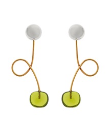 dries van noten ボールピアス　ホワイト dries van noten ボールピアス ホワイト ホワイトゴールド