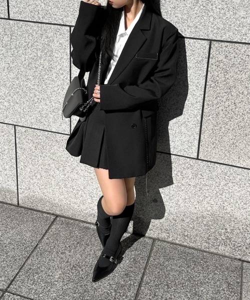 LVEU.(ラブユ.)の「【LVEU.】シンプルオーバーシャツ / トップス シャツ オーバー ビッグサイズ ビック 布帛 シンプル ブラック ホワイト ブルー 水色(シャツ/ブラウス・レディース・ホワイト/ブラック/ブルー・FREE)」の21枚目の写真
