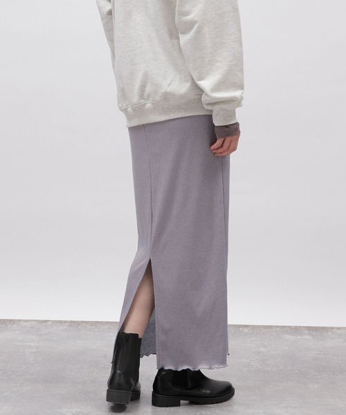 LAKOLE（ラコレ）の「ラメタイトスカート / 102419（スカート・レディース・ブラック/ライトグレー/ラベンダー/グレー/ライム・MEDIUM/SMALL）」の19枚目の写真