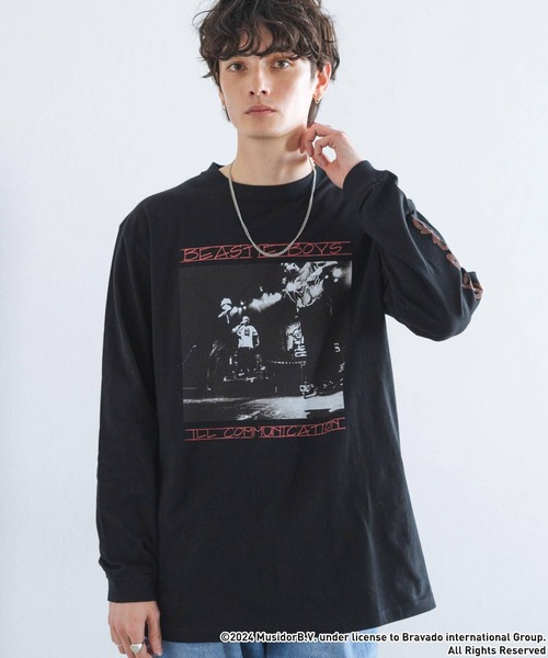 GOOD ROCK SPEED(グッドロックスピード)の「【Beastie Boys/ビースティ・ボーイズ】グラフィックフォト/ルーズロックバンドロンT(Tシャツ/カットソー・メンズ・その他4/ブラック・X-LARGE/LARGE)」の11枚目の写真