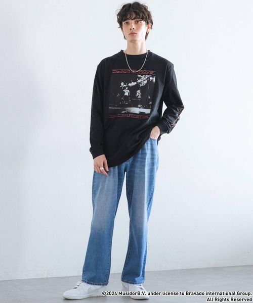 GOOD ROCK SPEED(グッドロックスピード)の「【Beastie Boys/ビースティ・ボーイズ】グラフィックフォト/ルーズロックバンドロンT(Tシャツ/カットソー・メンズ・その他4/ブラック・X-LARGE/LARGE)」の5枚目の写真