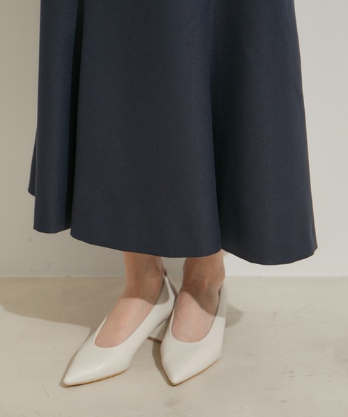 VIS（ビス）の「【洗える】共布ベルト付マーメイドスカート（スカート・レディース・ベージュ/ネイビー/オレンジ系その他・M/S）」の13枚目の写真