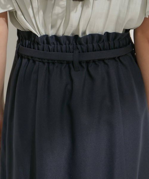 VIS（ビス）の「【洗える】共布ベルト付マーメイドスカート（スカート・レディース・ベージュ/ネイビー/オレンジ系その他・M/S）」の14枚目の写真