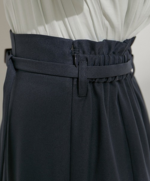 VIS（ビス）の「【洗える】共布ベルト付マーメイドスカート（スカート・レディース・ベージュ/ネイビー/オレンジ系その他・M/S）」の4枚目の写真