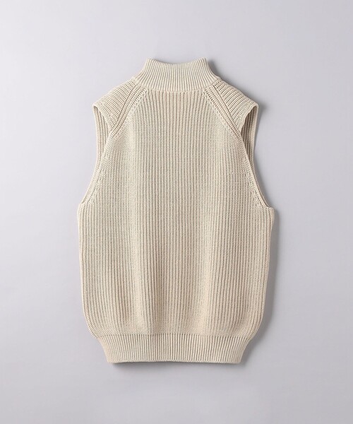 SLOANE（スローン）の「＜SLOANE＞アゼ ジップベスト（ベスト・メンズ・ナチュラル/ブラック・3/5/4）」の9枚目の写真