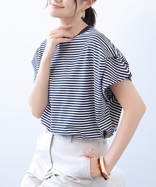 tシャツ ショルダータックTシャツ レディース hellam tシャツ ショルダータックTシャツ レディース : ZOZOTOWN