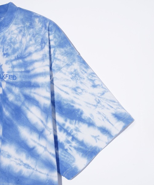 MILKFED.（ミルクフェド）の「TIE DYE WIDE S/S TOP（Tシャツ/カットソー・レディース・ブルー/マルチ/ピンク・ONE SIZE）」の13枚目の写真