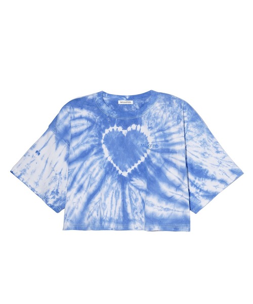 MILKFED.（ミルクフェド）の「TIE DYE WIDE S/S TOP（Tシャツ/カットソー・レディース・ブルー/マルチ/ピンク・ONE SIZE）」の7枚目の写真
