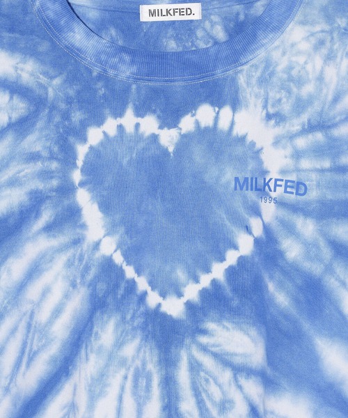 MILKFED.（ミルクフェド）の「TIE DYE WIDE S/S TOP（Tシャツ/カットソー・レディース・ブルー/マルチ/ピンク・ONE SIZE）」の11枚目の写真