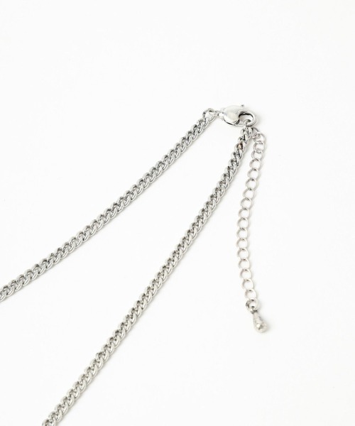 Anui(アニュイ)の「【UNISEX】Anuiスラッシュロゴネックレス(ネックレス・レディース・シルバー・FREE)」の8枚目の写真