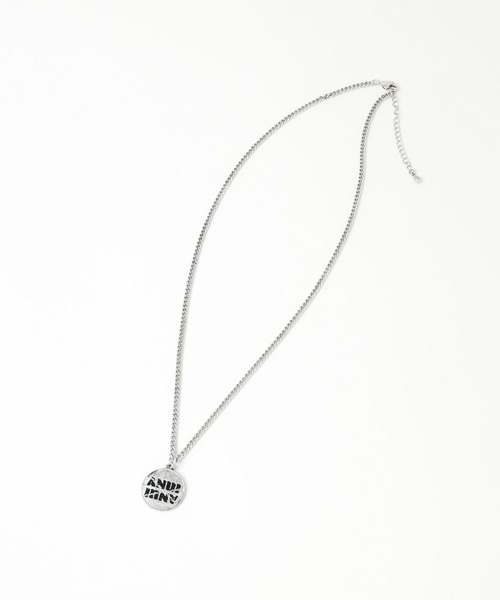 Anui(アニュイ)の「【UNISEX】Anuiスラッシュロゴネックレス(ネックレス・レディース・シルバー・FREE)」の4枚目の写真