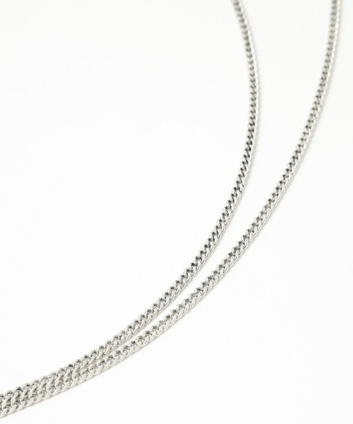 Anui(アニュイ)の「【UNISEX】Anuiスラッシュロゴネックレス(ネックレス・レディース・シルバー・FREE)」の9枚目の写真