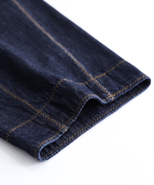 somari imagination(ソマリ イマジネーション)の「『フリルサスペンダー付きデニム』(デニムパンツ・レディース・ホワイト/インディゴブルー・1/2)」の11枚目の写真