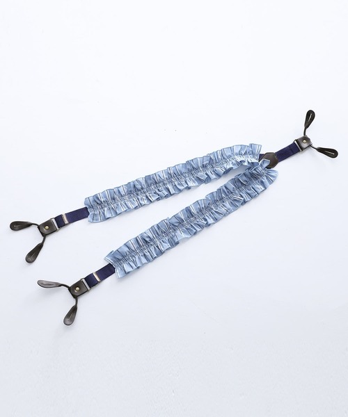 somari imagination(ソマリ イマジネーション)の「『フリルサスペンダー付きデニム』(デニムパンツ・レディース・ホワイト/インディゴブルー・1/2)」の13枚目の写真