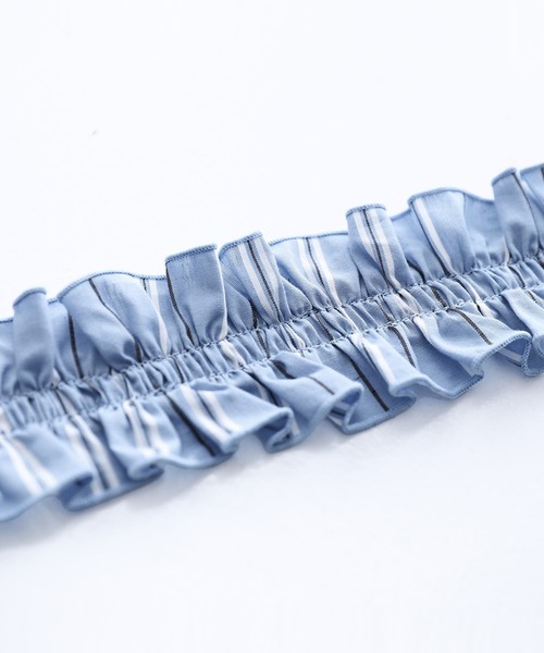 somari imagination(ソマリ イマジネーション)の「『フリルサスペンダー付きデニム』(デニムパンツ・レディース・ホワイト/インディゴブルー・1/2)」の15枚目の写真