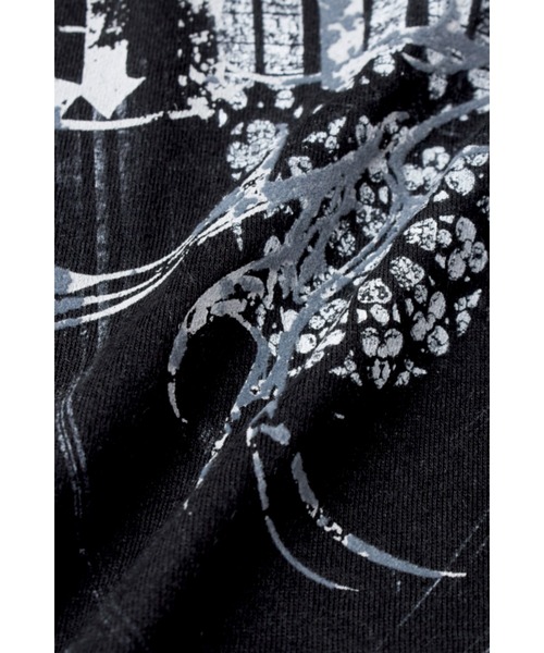 TORNADO MART（トルネードマート）の「TORNADO MART∴TM Thorn of Rose Tシャツ（Tシャツ/カットソー・メンズ・ブラック/アイボリー・LL/L/M）」の4枚目の写真